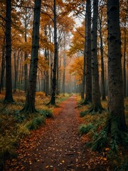 Obraz premium Autumn in the woods.
