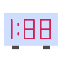 Digital Clock Icon Style