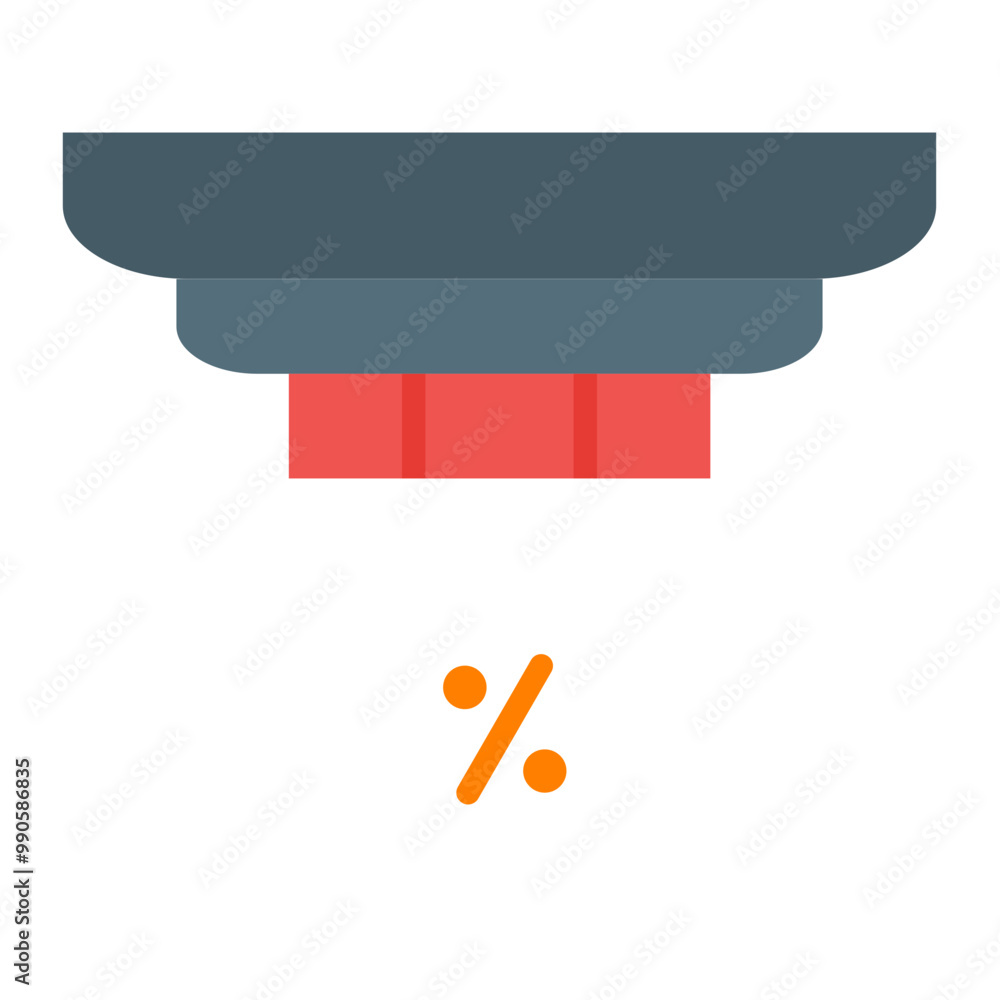 Poster humidity sensor icon style