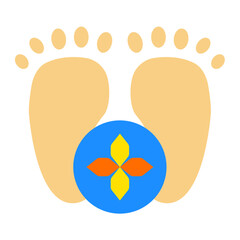 Foot Spa Icon Style
