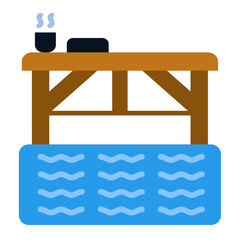 Massage Pool Icon Style