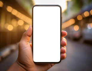 Navigation app on a smartphone screen, illustrating directions, travel, and location services.