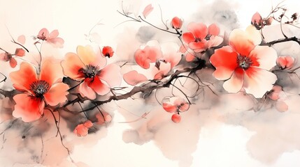 Fototapeta premium Beautiful Florals | Watercolor