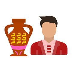 Curator Male Icon Style