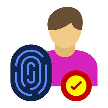 Dactyloscopic Data Icon Style