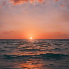 Obraz premium sunset over the sea