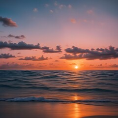 Fototapeta premium sunset over the sea