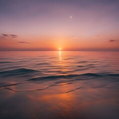 Fototapeta premium sunset over the sea