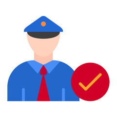 Corrections Officers Icon Style