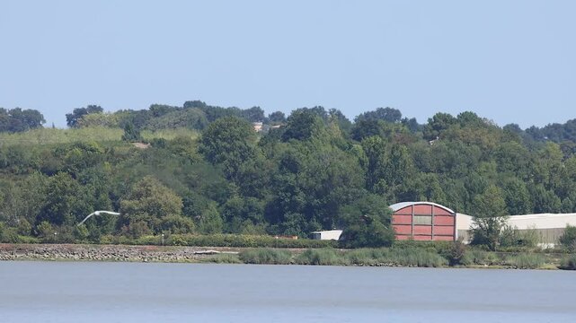 Riverbank Scene in Blaye, France