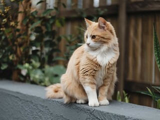 A cute cat adorable pet photography at home photo