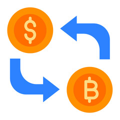 Crypto Exchange Icon Style