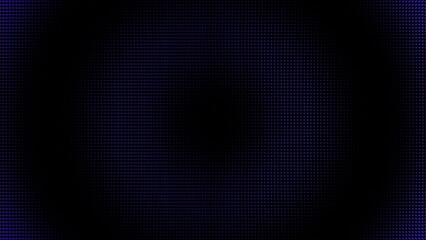 Abstract grid of purple and blue dots forming a gradient pattern..