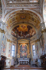 Obraz premium cathedral of Cremona photo of the interior of the cathedral. High quality photo