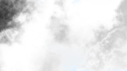 Isolate realistic monochrome fog and clouds on transparent backgrounds specials effect 3d render png