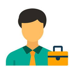 Business Man Icon Style