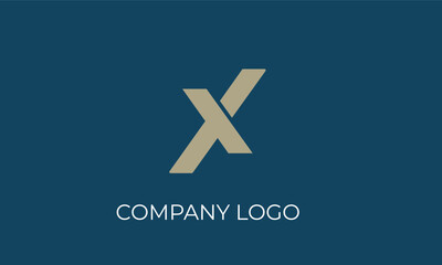 Obraz premium Elegant X business logo design