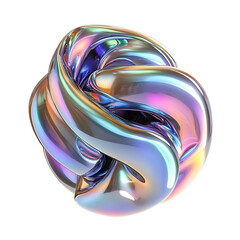 Abstract background made of colorful ribbons