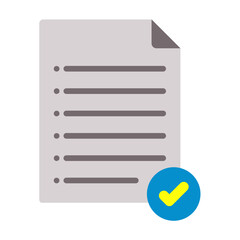 Fototapeta premium Shopping List Icon Style