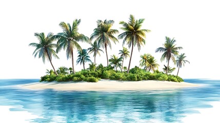 Fototapeta premium Tropical Island Paradise