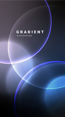 abstract gradient background with glowing circles