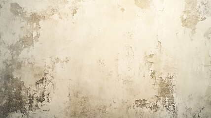Obraz premium Textured wall with peeling paint showcasing natural weathering effects in soft neutral tones