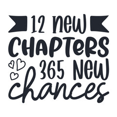 12 New Chapters 365 New Chances