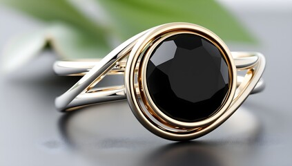 Black Onyx Cuff Bracelet:  Bold and Sleek