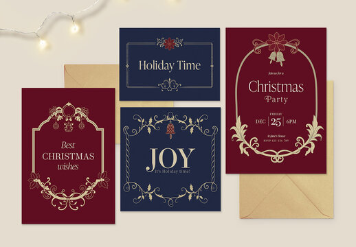 Christmas Card Stationery Set