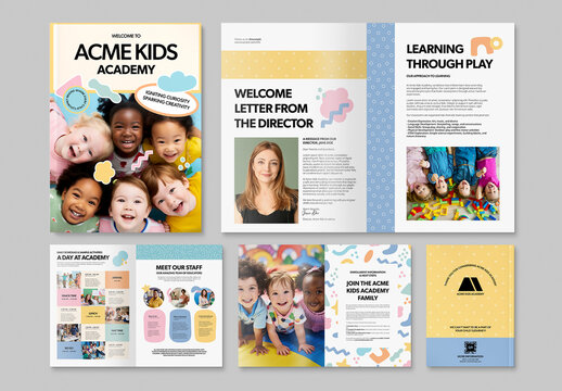 Kindergarten Brochure Layout
