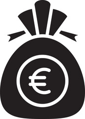 Euro Money Sack Icon
