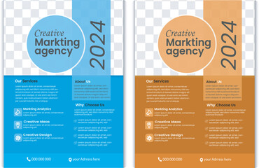 Creative business flyer or poster design template, Digital Marketing Social Media Post Template, Digital marketing agency,