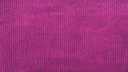 Fototapeta premium Magenta Knitted Fabric Texture, Vibrant Wool Textile Pattern Background
