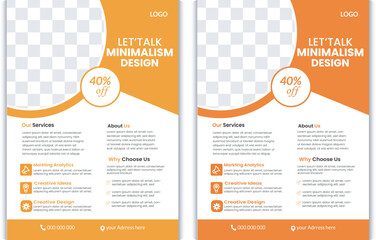  Corporate Business flyer template, Flyer Template Geometric shape used for business poster layout, business flyer template with minimalist layout, 
