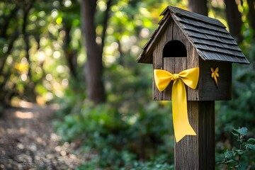 Person in a field of yellow flowers under dramatic cloudy sky, arms raised in joy, golden sunlight