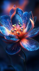 Realistic Peacock Feather Image Highlighting Intricate Details and Rich Color Tones