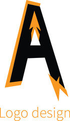 MA Initial Combined with Growth Icon Logo Design - Modern Letter MA with Growth Symbol Template (EPS)