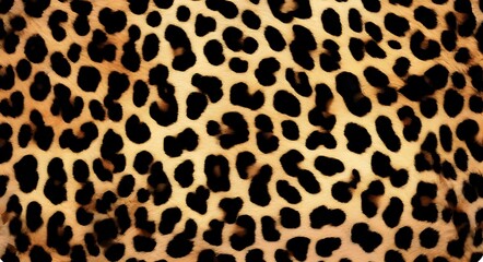 leopard print design spots brown background