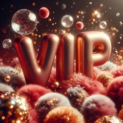  Inflated VIP Balloon Numbers