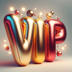  Inflated VIP Balloon Numbers