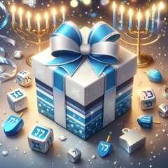 Hanukkah gift box 