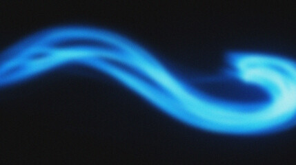 Smoke on a black background. The movement of the smoke.