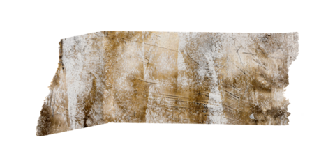 PNG gold texture washi tape, journal sticker element, transparent background