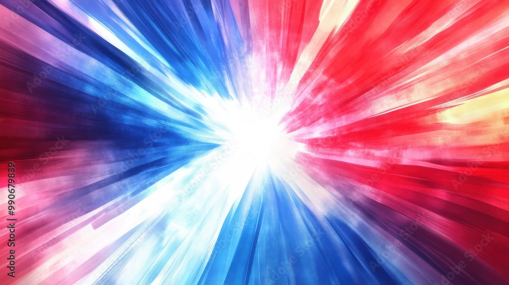 Fototapete abstract burst of vibrant colors creates a dynamic visual effect resembling energy in motion during 