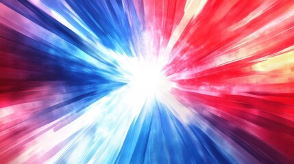 Abstract burst of vibrant colors creates a dynamic visual effect resembling energy in motion during a creative design session