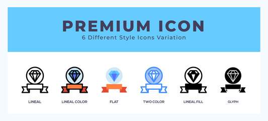 Premium symbol. logo. icon vector illustration.