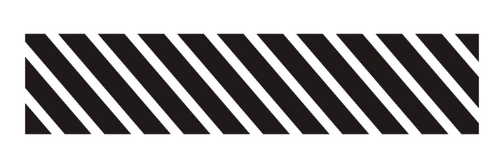 Black striped triangle png shape, transparent background