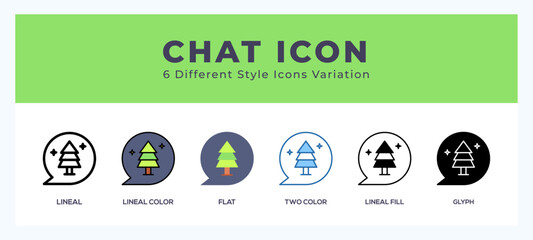 Chat icon. high quality icon symbol for web design