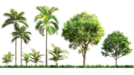 Fototapeta premium tree isolated on white background