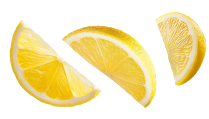 Leuchtend gelbe Zitronen Ausgeschnitten: Perfekte Zitrusfrüchte für Erfrischende Rezepte